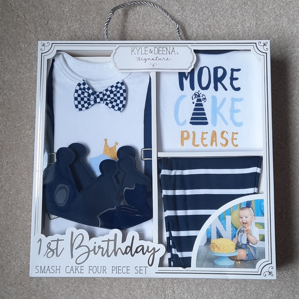 1st Birthday smash cake 4 piece set